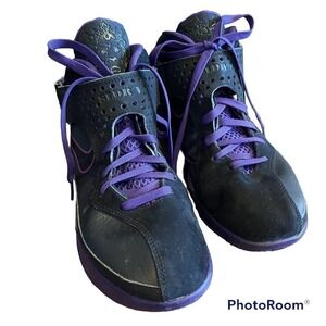 Nike LeBron Air Max Soldier V Black & Purple Men's 454131-005 Size 11